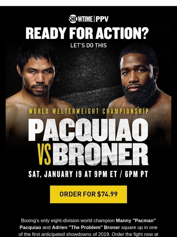 Face-off: Pacquiao vs. Broner