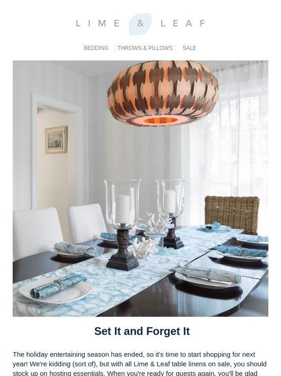 Our sale is on the table. Shop now!