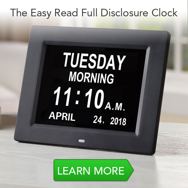 Hammacher Schlemmer The Easy Read Full Disclosure Clock Milled