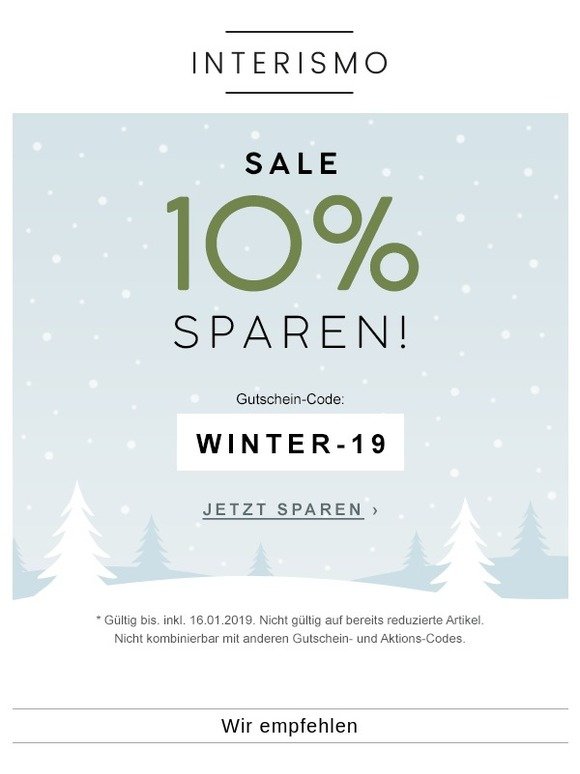 ⛄10% auf Alles sparen! ⛄