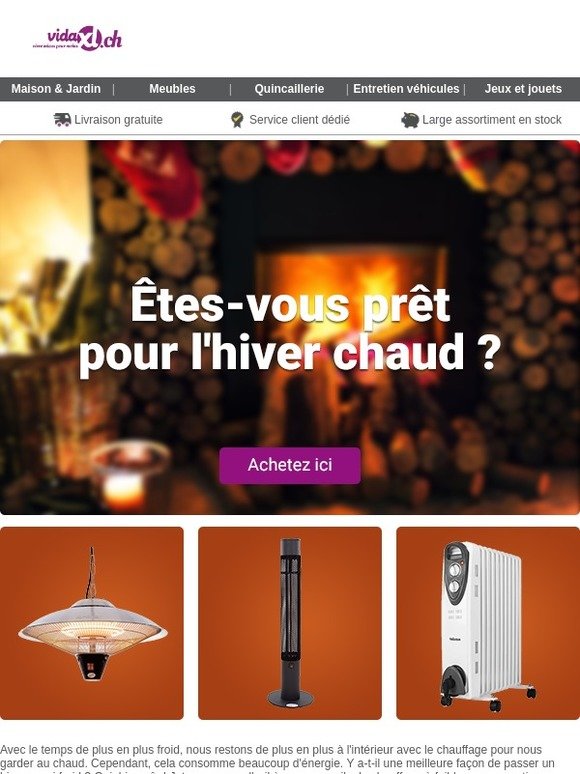 Restez au chaud sans trop dépenser