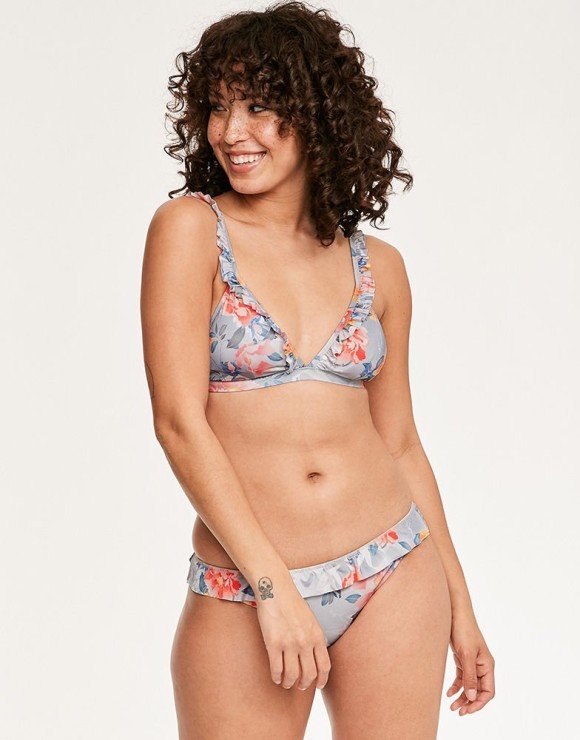Figleaves Frida control bandeau swimsuit D-G cup
