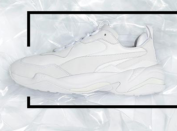 puma thunder leather trainers