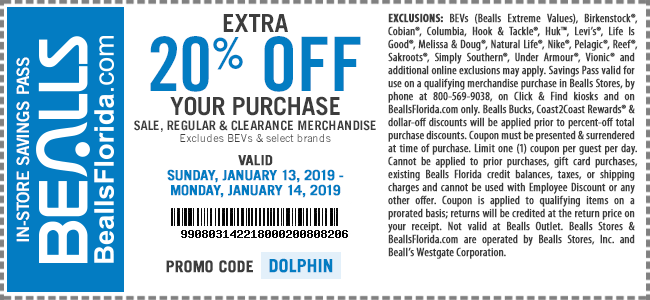 Extra 20% Off Your Purchase | Code DOLPHIN | Get Coupon