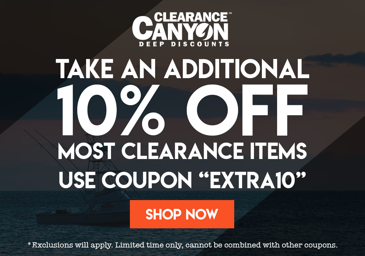 Extra 10% OFF Most Clearance Items - Use Coupon Code "EXTRA10"