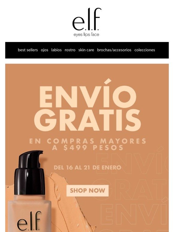 ¡Envío Gratis + 25% OFF! y más promociones para ti. 💄