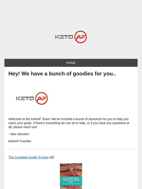 Welcome! We've got some free stuff for you!