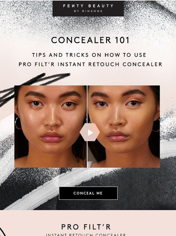 Fenty Beauty Free Pro Filt R Concealer Sample Pack With Any Purchase Milled