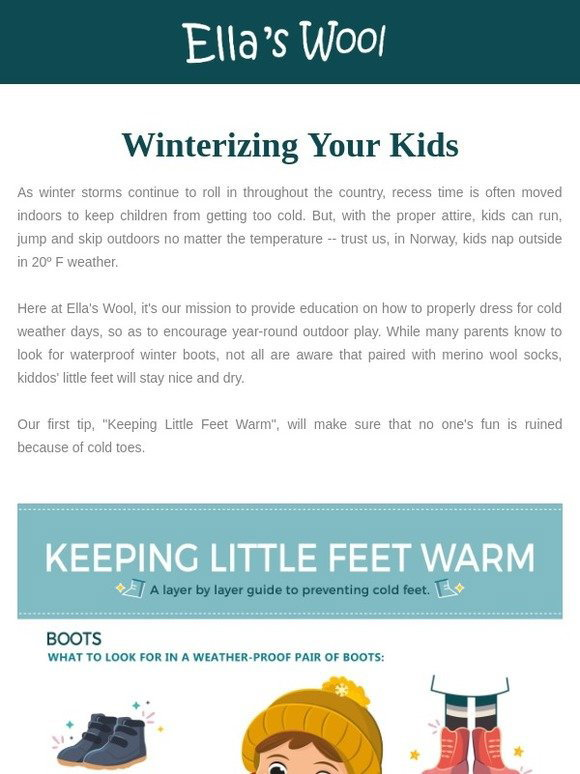 How to dress babies for cold weather [Infographic]