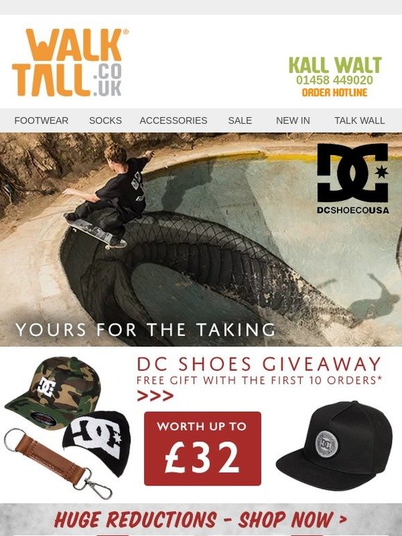 Get your skates on with DC Shoes - Sale now on!