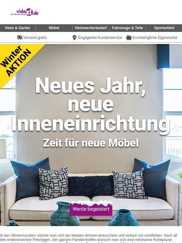 Kaufen Sie bei vidaXL hochwertige Möbel zu günstigen Preisen