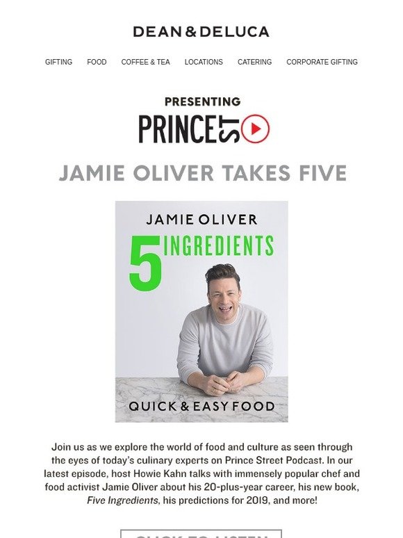 Dishing with Chef Jamie Oliver