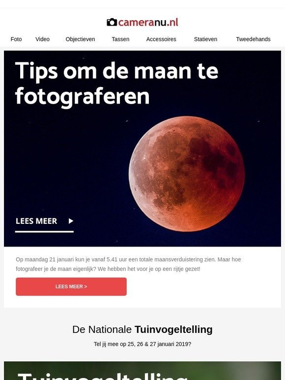 Ga je de maansverduistering fotograferen? Zo doe je dat!