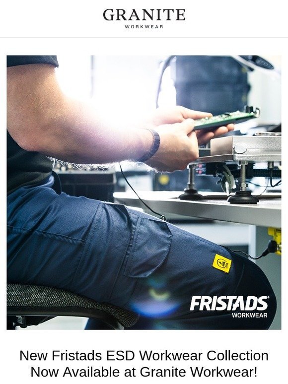 New Fristads ESD Workwear Collection - Now Available! 😍