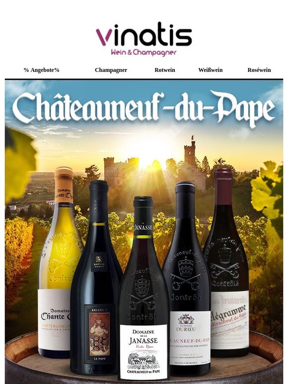 10% EXTRA Rabatt auf Chateauneuf-du-Pape!