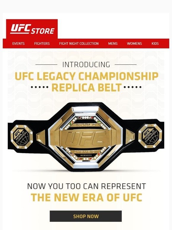 UFC Legacy Championship Replica Belt