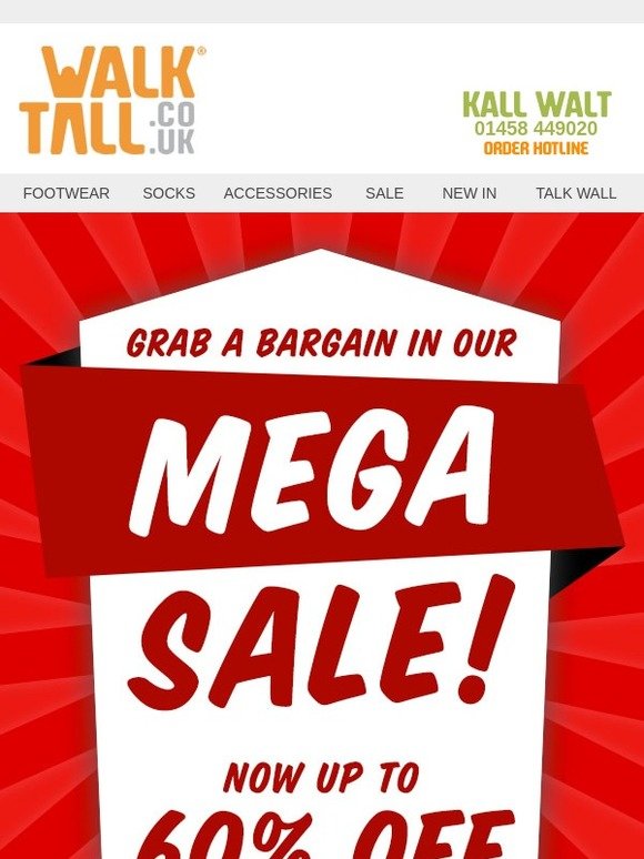 Further sale reductions - Now up to 60% off!