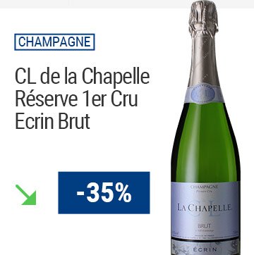Champagne CL de la Chapelle Ecrin Brut à -35%