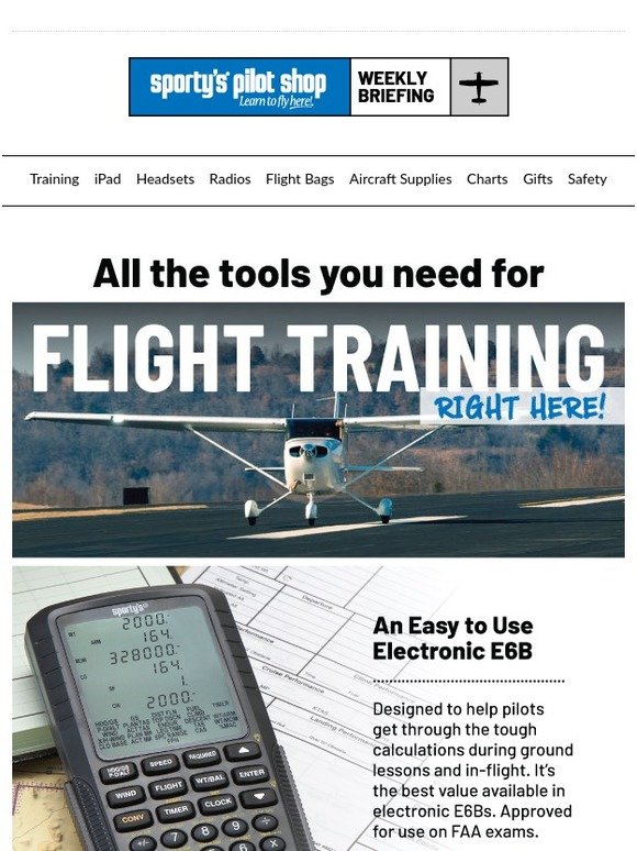 Sporty's Pilot Shop Top 5 Must Haves For Pilot Training Milled