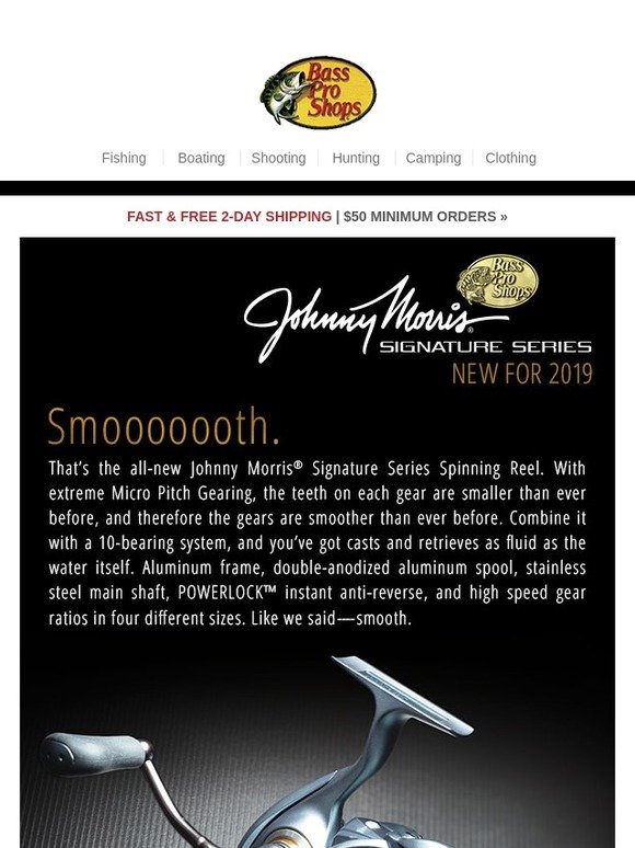 johnny morris spinning reel