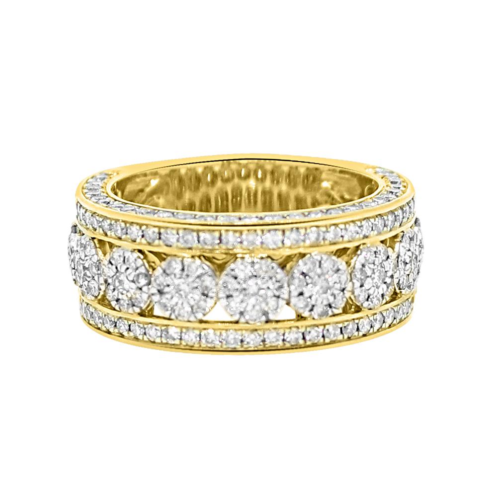 14K DIAMOND HIP HOP RINGS