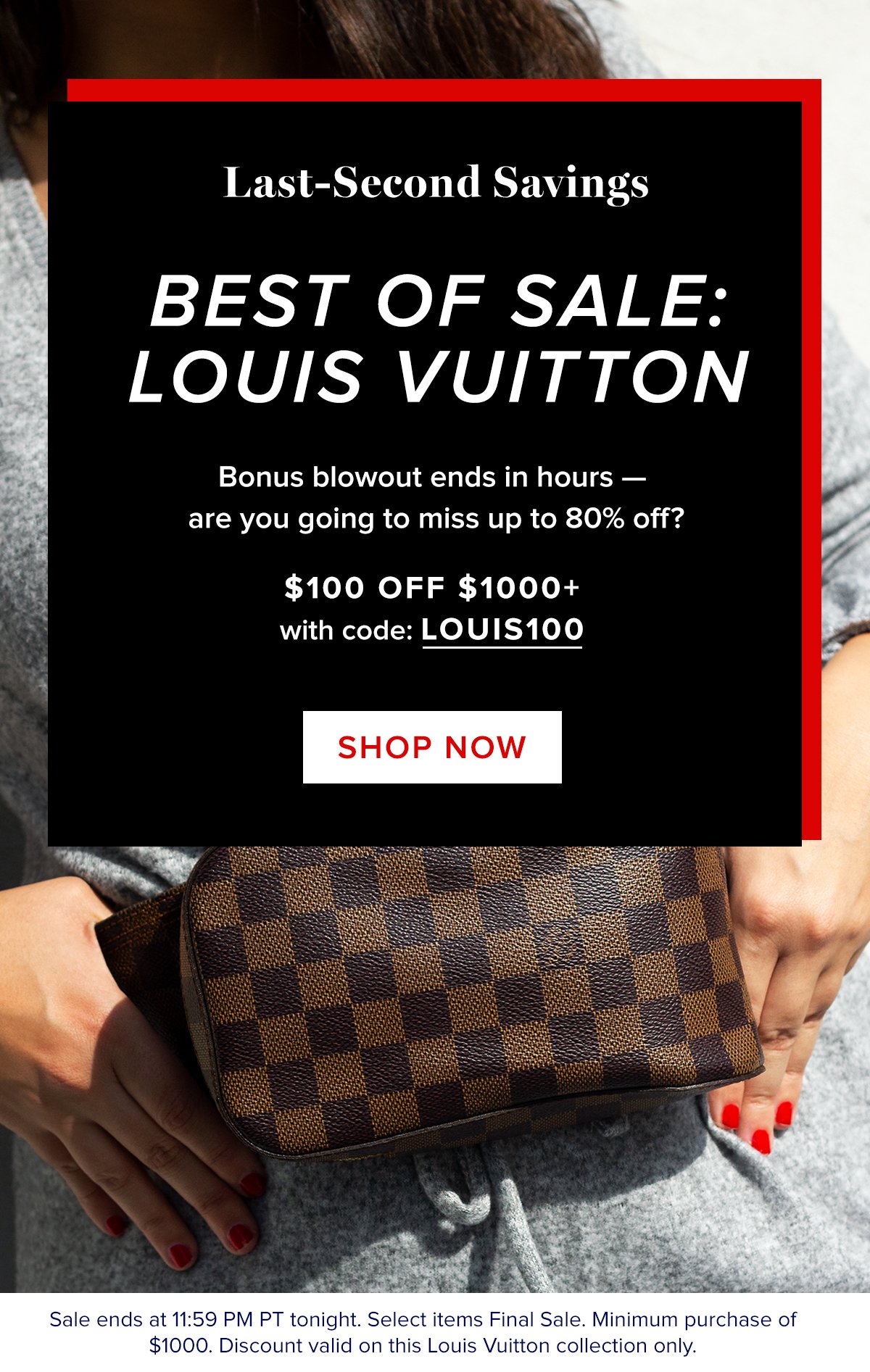 Recycled Media: 24-Hour Louis Vuitton Clearance