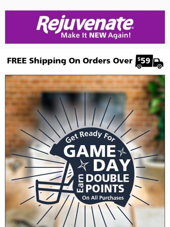 🏈Get Game Ready & Earn Double Points🏈