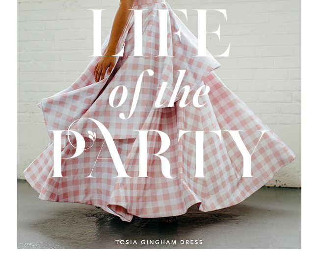 Tosia gingham dress sale