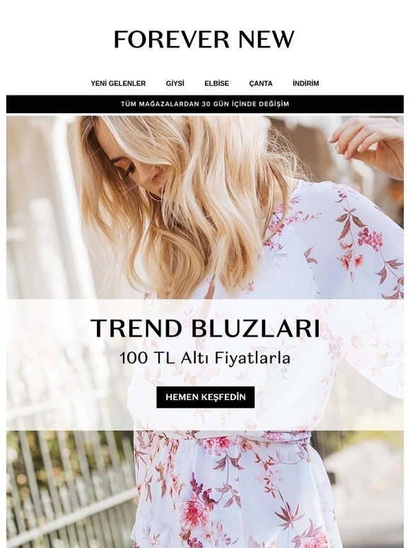 Bluzlar 100 TL Altı Fiyatlarla!