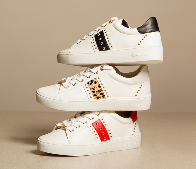 kurt geiger white trainers