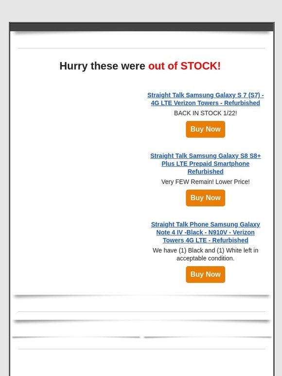  -phones that JUST came back in Stock! 😍 We had SOLD out of these but now they are back!