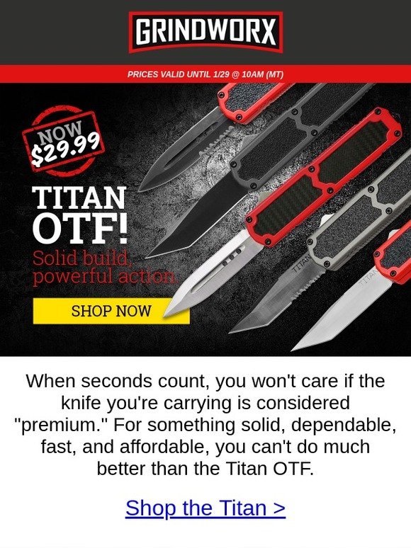Titan OTF vs. Rattlesnake! 🐍