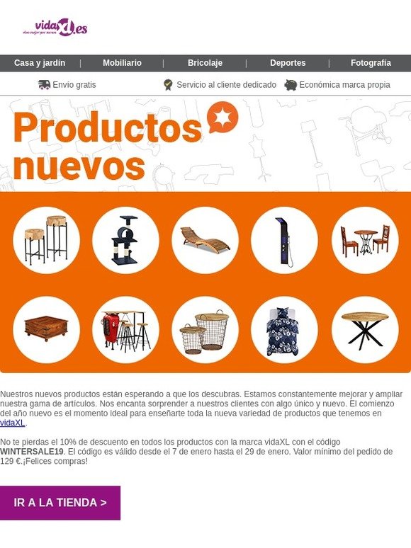 Los productos nuevos te están esperando