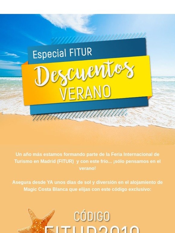 ☀️OFERTA en 10 hoteles☀️ CÓDIGO: FITUR2019