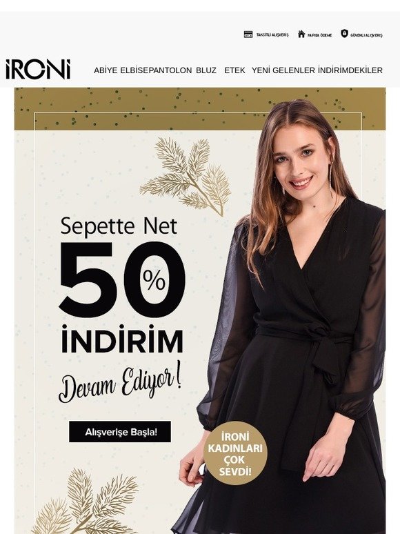 En Sevilenler de %50 İndirimde
