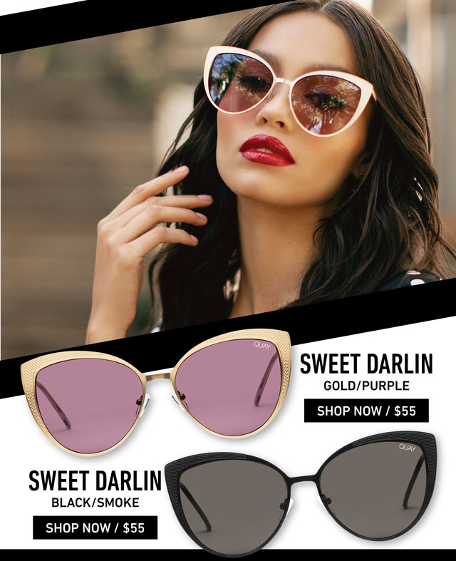 sweet darlin quay sunglasses