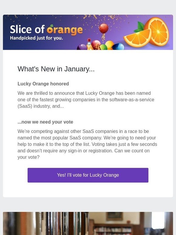 Wait! Have you voted for Lucky Orange?