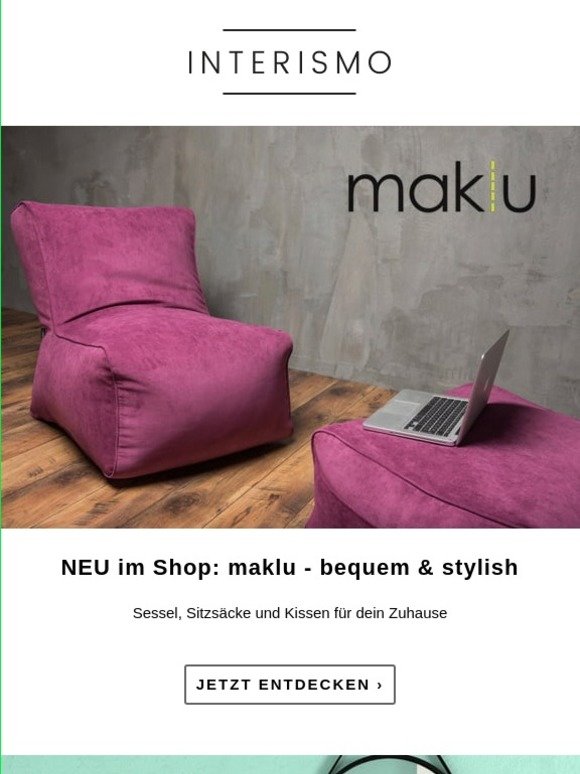 ⚡ Neu im Shop: maklu - bequem & stylish