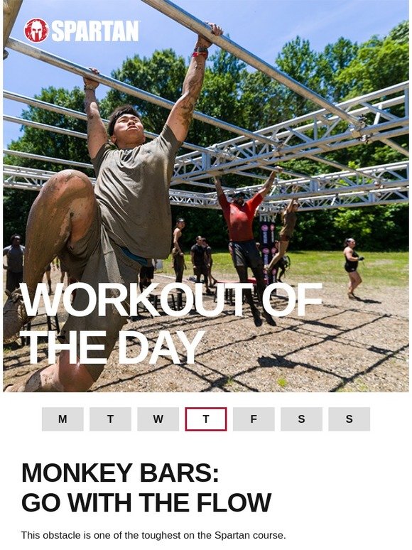 Spartan Race The secret to flowing across monkey bars Milled