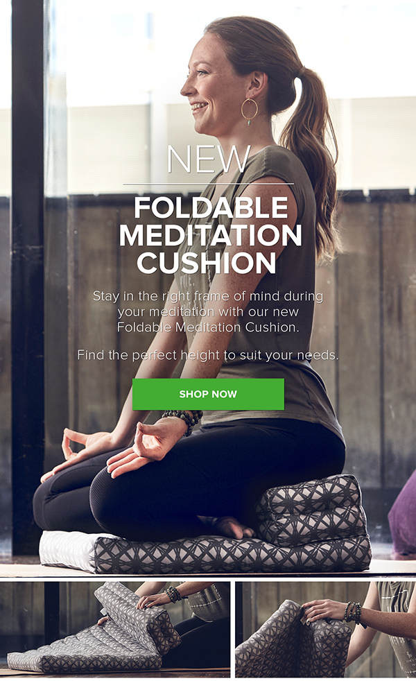 foldable meditation cushion