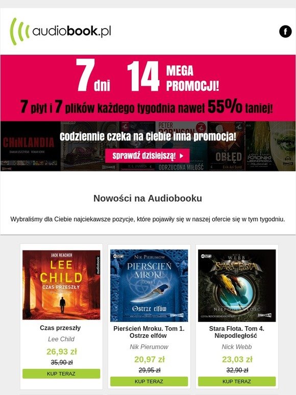 7 dni, 14 mega promocji nawet 55% taniej!