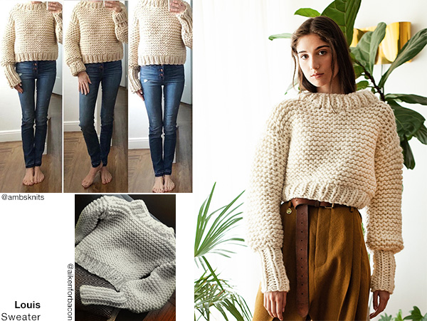 louis sweater we are knitters