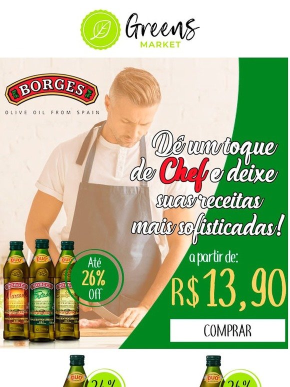 O sabor do Mediterrâneo nas suas receitas com os azeites Borges 😋