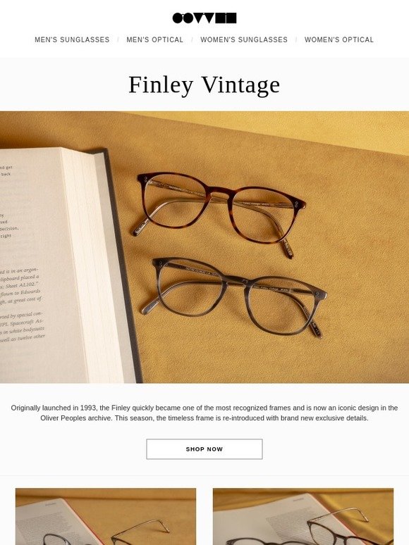 Oliver Peoples Eyewear: Finley Vintage | Milled