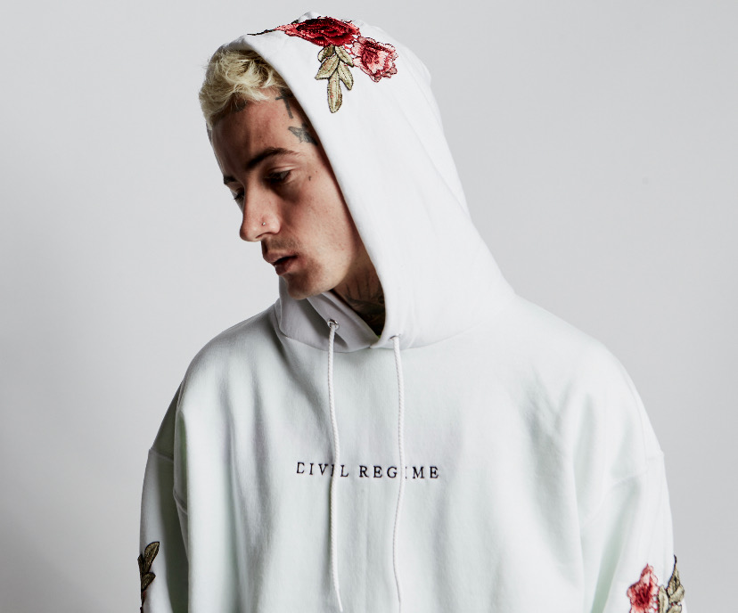 Civil regime sale champion rose hoodie