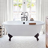 CAMBRIDGE CAST IRON DOUBLE ENDED CLAWFOOT TUB