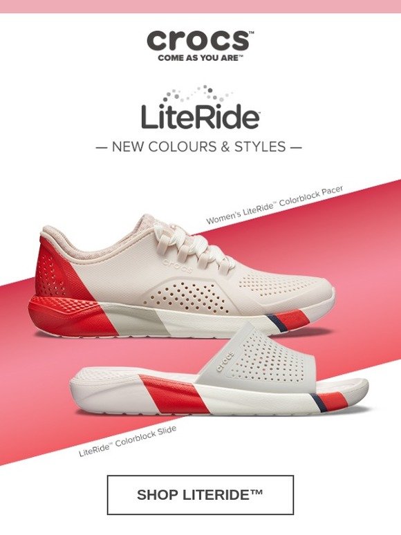 crocs literide colorblock