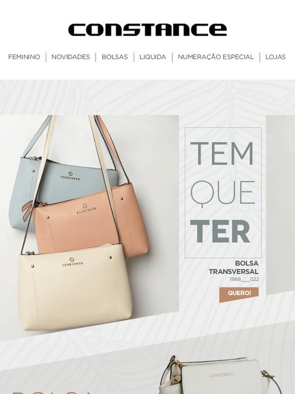 constance: Bolsa Pra Te Quero! | Milled