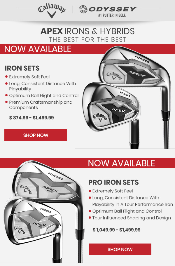 edwin watts used iron sets