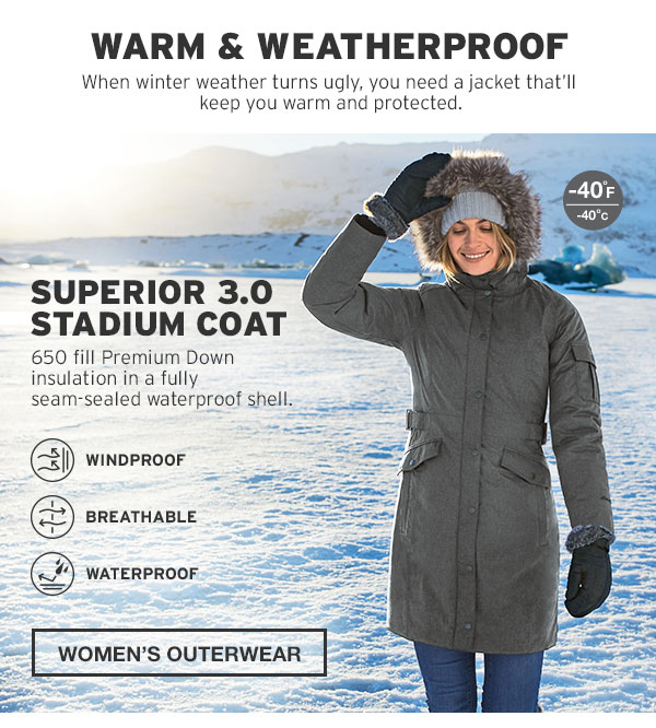 Eddie bauer women's superior outlet 3.0 stadium coat review